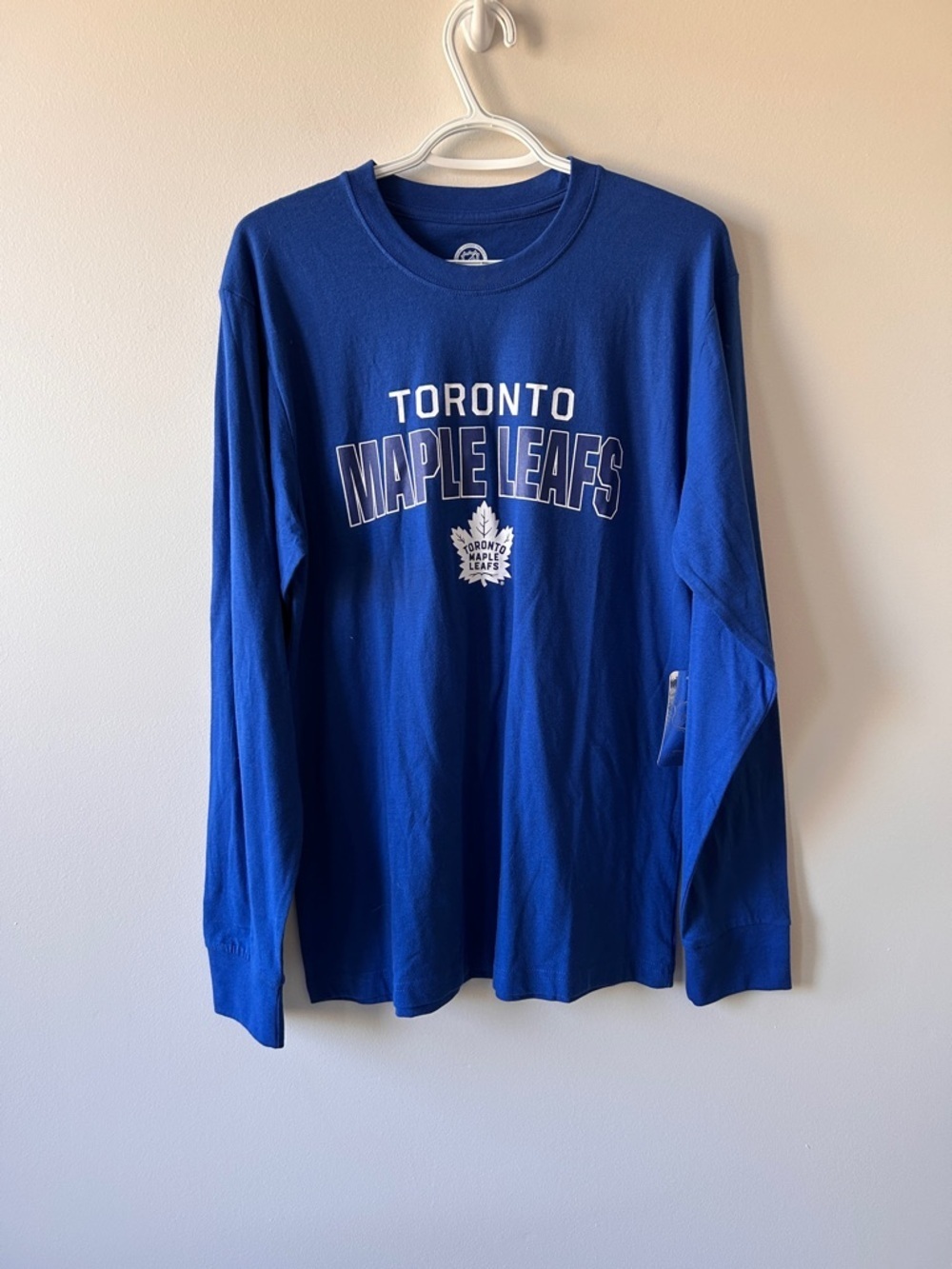 Toronto Maple Leafs Men's Medium Long Sleeve Shirt - Blue Lightweight Fandom NHL